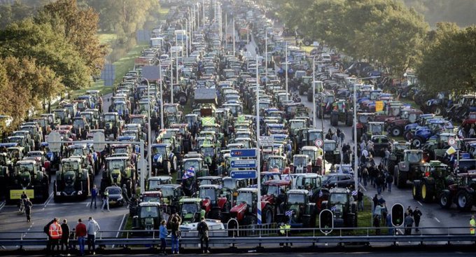 #Resist 
You'll never see this picture of Dutch farmers on your TV!