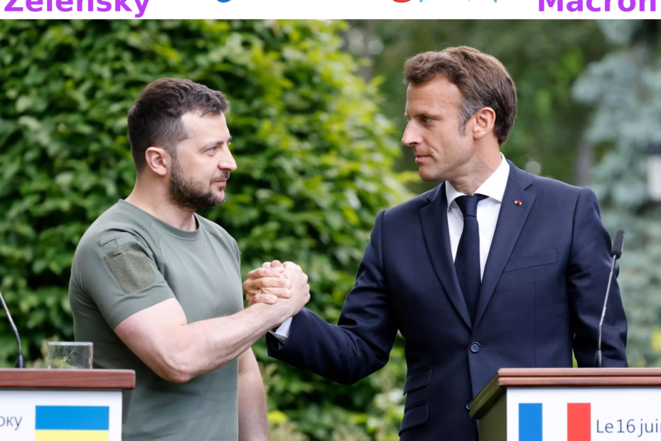 Zelensky & Macron in Hot Water but not Same Tub 💸 &💉